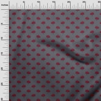 Onuone svilena tabby tkanina cvjetna blok ispis tkanina od dvorišta široko