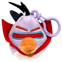 Angry Birds Space Lazer Pild Plish Backpack Clip