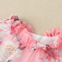 Haljine casual ljeto sunđere casual modnih otisaka slatka princeza cvjetna haljina za dječje djece za
