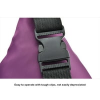 Torba za struku TureClos vanjske torbe za nošenje Univerzalni elegantni nosač držača za nosače Žene Muškarci Komoda modni dodatak Holding torbica Crna