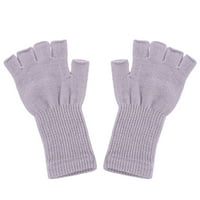 Pair Unise poluvremene rukavice zimske rastezljive pletene rukavice bez prstiju