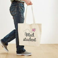 Cafepress - Med škola Student Tote torba - prirodna platna torba, Torba za kupovinu tkanine