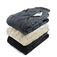 Sherpa obloženi dukseci za muškarce zimske tople vučne hlače Ležerne prilike ugodne vanjske pantalone