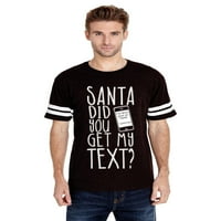 MMF - Muški fudbalski fini dres majica - Djed Mraz Jeste li dobili moj tekst