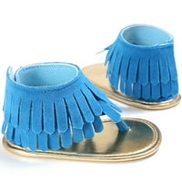 Dojenčad dječje djevojke meke jedine sandale za male ljetne cipele Tassle Sandal