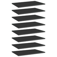Buyweek Books -f Ploče visokog sjaja crna 23,6 X15,7 X0.6 Dizajnirano drvo