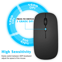 Punjiva Bluetooth tastatura i miš kombinirano ultra tanka pune tipkovnice i ergonomski miš za Wiko View