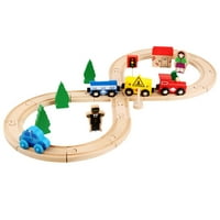 Šareno staza, željeznički igrački diy montažni automobil
