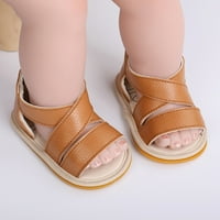 Dječaci Djevojke otvorene prste čvrste cipele Prvi šetači cipele Summer Toddler ravne sandale dječje