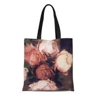 Platnena torba Potpuna tota Trgovina Trgovinske vrećice Vodenokolor cvjetni vintage zamagljen u pastelnim
