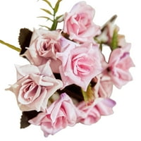 Farfi Bunch Umjetni cvijet bez zalijevanja vilica za zalijevanje glave simulacije ruža Bouquet Dekoracija