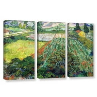 Artwall polje sa makmima Vincent Van Gogh slikanje Ispis na zamotanom platnom setu