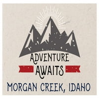 Morgan Creek Idaho suvenir Frižider Magnet Avantura čeka dizajn