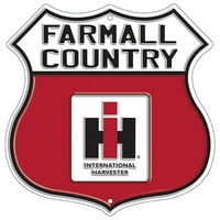 Farmall Country Highway Shield Reljefni znak