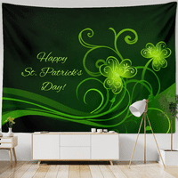 Bextsrack-ov dan Patrickov tapiser Zeleni stil Print Walking Viseći tapiserija za ljubitelje spavaće