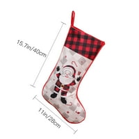 Heiheiup Božićne čarape Trke božićne čarape i božićne čarape za zabavu za zabavu i božićni crtani crveni