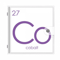 Kesteristi elementi Period Tranzicijski metali Kobalt Co Photo Album Novčanik Wedding Family 4x6