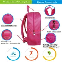 Rainbow tiskane školske torbe za djevojčice dječake ruksake za tinejdžere s podesivim remen za rame