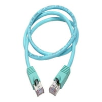 Tripp Lite CAT6A 10G-certificirani oklopljeni STP mrežni kabel, POE, AQUA, Ft. - Patch Cable - RJ -