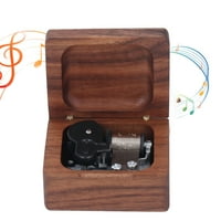 Drvena muzička kutija, Vintage Vaga dizajn orah Mala veličina Drveni muzika BO za ukras
