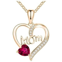 Nakit Privjesak za ženska ogrlica u obliku srca A preciou poklon za majku kao poklon nakita na mačjim