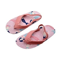 Sanviglor Girls Thong sandale za plažu na flip ploče Ljetno lagano lagano prozračno ravni sandalni kombinirani