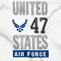 Air Force Sjedinjene Države Wings Logo Dukserica za muškarce ili žene Brisco Brands 5x