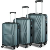 Proširiva prtljaga sa spinner kotačima, čišćenje prtljaga ABS tvrdog laganog trajnog kofera setovi kofer
