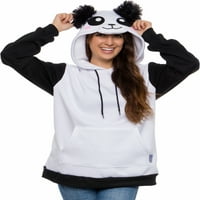 Unise Panda Hoodie Duks - lagani dugi rukav Novost medvjed pulover kostim duksera Funziez