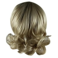 Yotyukeb perike za žene Nova moda Ženska prednja perika plavuša duge valovitne perike za kosu