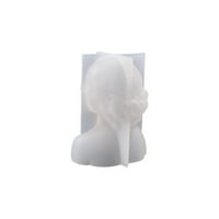 Mulanimo 3D ljepota statuu silikonski kalup moderni minimalistički diy mirisni kalup za svijeće za kućni