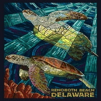 Plaža Rehoboth, Delaware, mozaik morskog kornjača