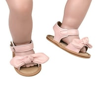 Sprifallbaby Baby Girl Sandals Fleksibilni neklizajući bowknot ljetni casual svakodnevne stane cipele