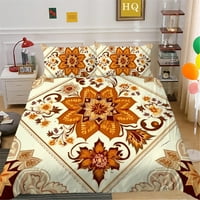 Posteljina za posteljinu od pukotine s jastukom sa jastukom od poliestera za kućni krevet set dekor