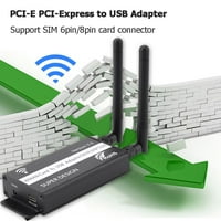 Winnerico PCI-e PCI-Express do USB adaptera sa utokom SIM kartice za WWAN LTE modul
