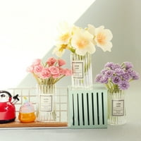 Hesoicy simulacijski model cvijeća realistična estetska ukrasite staklenu kuću mini cvijeće vaze za