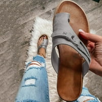 Žene 'Flip flops Ženski povremeni prsten za prstene klinove Leopard papuče Sandale cipele Ženske cipele