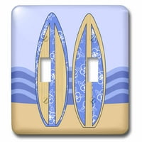 3Droza Blue Dizajn za surfanje - Dvostruki preklopni prekidač