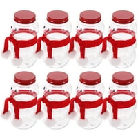 Setovi Božićni snjegović Skiblice boce boce božićne plastične boce soka Xmas Snaga sa šal
