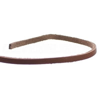 Cleverdelights Brown 1 8 kožni ravni kabel - stopala od prave kožne kaiševe