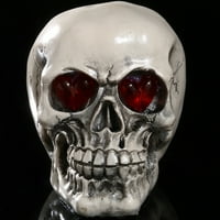 SprifAllBaby Halloween ukrasi lobanja Model svjetla rekvizirana lobanja glava, smola ljudska kosturna