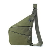 Taktička remenačka torba za remen za križanje protiv krađe koša od prsa s vilim skrivenim ruksak