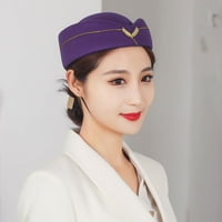 Općise Stewardesa Šešir Elegantna značka za vez Ugodna dekorativna prerušiti vunene žene zračne hostesene