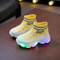 Relanfenk bebe tenisice Djeca djeca Djevojke Bling LED svijetlo svjetlosne sportske cipele