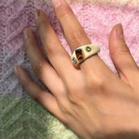 Prstenovi za žene Nova moda Ženska vintage retro zabava Nakit za rezilu Akrilni poklon