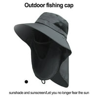 Vanjska krema za sunčanje za sunčanje blokiranje ribolovnog kapa sklopivi prozračan šešir za planinarenje