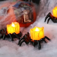 LED pauka Svjetla Halloween, Halloween Party Svjetla za svijeće, Halloween rekvizicija elektronička dekoracija svijeća