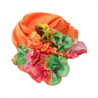 Pokloni za žene YoHome Clearence Ženski modni cvjetni vrat prsten šal šifon sorta za ovratnik elegantan šal narančasta