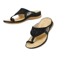 Crocowalk Ladies Thong Sandal Ljeto Flip Flops Beach Sandals Ženske kratke slajdske klizne cipele na