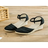 LUMENTO DAME ESPADRILLES Sandal gležnjače pumpe cipele Summer Sandale protiv klizanja Mary Jane Heels